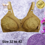 Galaxy Chicken Cotton Bra for Women with Classic Chicken Embroidery Cotton Bra, non-Padded. - Image 3