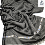 Winter Gents Wooly Design Shawl 2024 – Pure Wool Jacquard Shawl with 2-Sided Borders, Jamboo Size, Best A+ Quality - Image 3