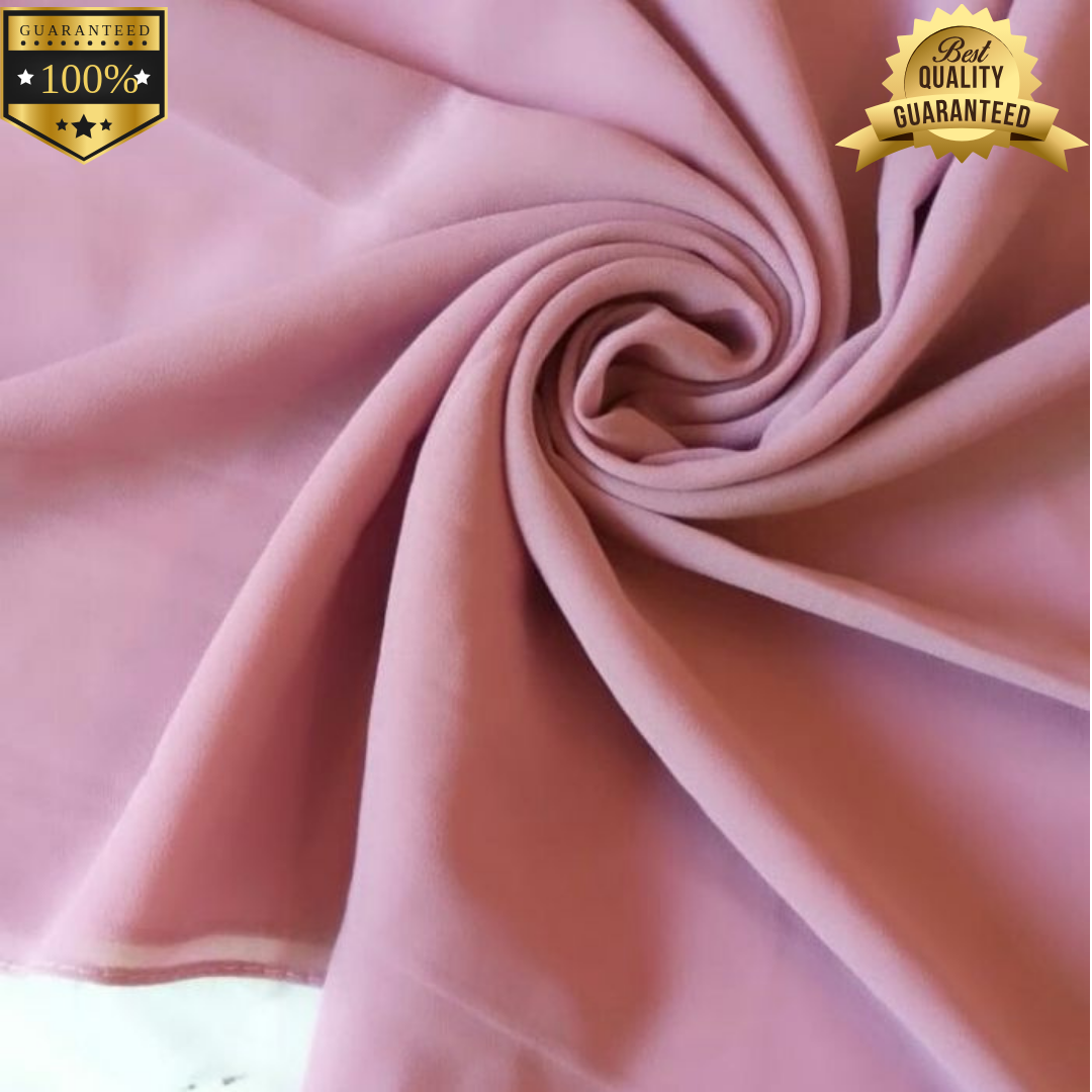 4 Gossamer Grace: Premium georgette and Chiffon Staller - Exquisite Quality with Stitched Sides, Imported Elegance in a Vibrant Color Range, Perfect for Women Seeking Fine and Soft Chiffon - Image 3