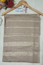 Golden Elegance: Stylish Linen Staller Collection - Fancy Hijabs for Girls and Women, for All Seasons, sides are stitched, No Piko Work Needed - Image 7