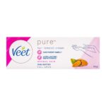 Veet Pure Hair Removal Cream 50g - For Dry & Sensitive Skin (Body & Legs) - Image 2
