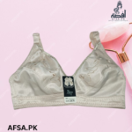 Lace Elegance: Embroidered Cotton Bra with Soft Lace Detail – Half-Cover Design for Ultimate Comfort and Style - Image 4