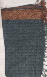 Vintage Jacquard Print Shawl with Tassels – Full-Length 2.75 Yards, Wool Shawl in a Variety of Colors - Image 11