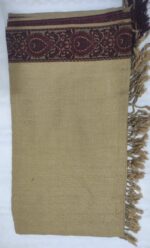 Vintage Jacquard Print Shawl with Tassels – Full-Length 2.75 Yards, Wool Shawl in a Variety of Colors - Image 4