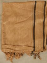 Elegant Linen Scarf & Dupatta – Perfect for Hijab, Matching Dupatta, with Tassels- Full Size 2.5 Yards - Image 3