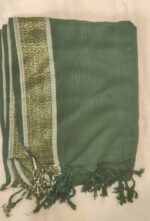 Elegant Linen Scarf & Dupatta – Perfect for Hijab, Matching Dupatta, with Tassels- Full Size 2.5 Yards - Image 6