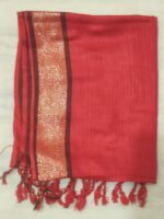 Elegant Linen Scarf & Dupatta – Perfect for Hijab, Matching Dupatta, with Tassels- Full Size 2.5 Yards - Image 10
