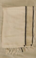 Elegant Linen Scarf & Dupatta – Perfect for Hijab, Matching Dupatta, with Tassels- Full Size 2.5 Yards - Image 8