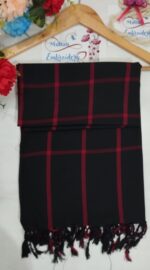 Acrylic Wool check design Shawl Matching with– Full Color Range, Stylish & Warm - Image 14