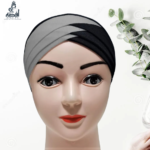 3D Layer Hijab Cap for Women – Double Color under hijab cap - Image 2