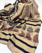 Elegant Banarasi Pashmina Shawl with Velvet & Sequin Work – Premium Quality - Image 2