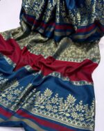 Elegant Pashmina Jacquard Banarsi Shawl – Premium Quality, 2.5 Yards (88"x44") - Image 5