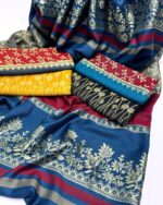 Elegant Pashmina Jacquard Banarsi Shawl – Premium Quality, 2.5 Yards (88"x44")