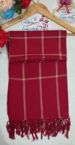 Acrylic Wool check design Shawl Matching with– Full Color Range, Stylish & Warm - Image 9