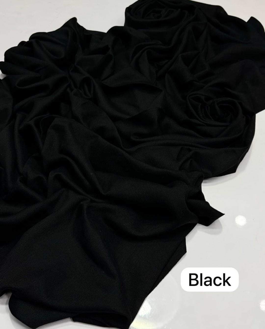 black Pure Pashmina Shawl – Soft, Original Pashmina in Wide Color Range - Image 7