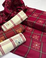 pashmina check shawl