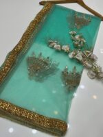 Fancy Dupatta Hand Made- Indian Gotta Mirror Work Full-Size Dupatta – Elegant Fancy Design in Vibrant Colors - Image 6