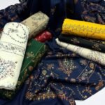Pashmina Kashmiri Embroidery Shawl – Handcrafted Embroidery with Block Print, 2.5-Yard Premium Quality Wrap