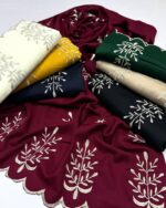 Pashmina Shawl – Premium Machine Embroidery, 2.5-Yard Luxurious Wrap, Excellent Quality